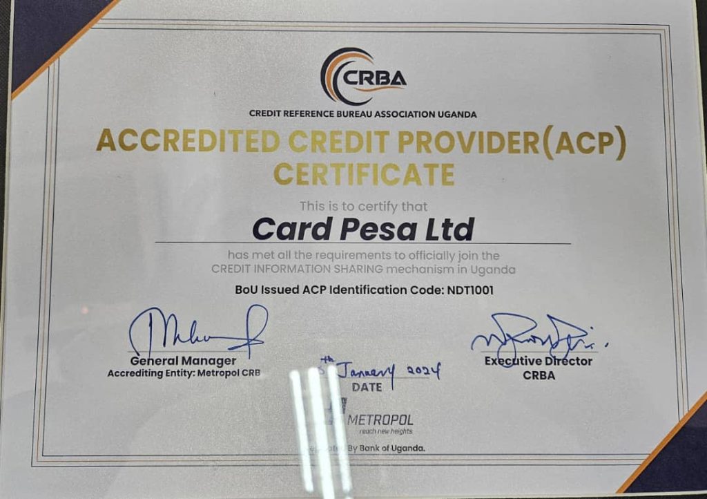 CRB Certificate